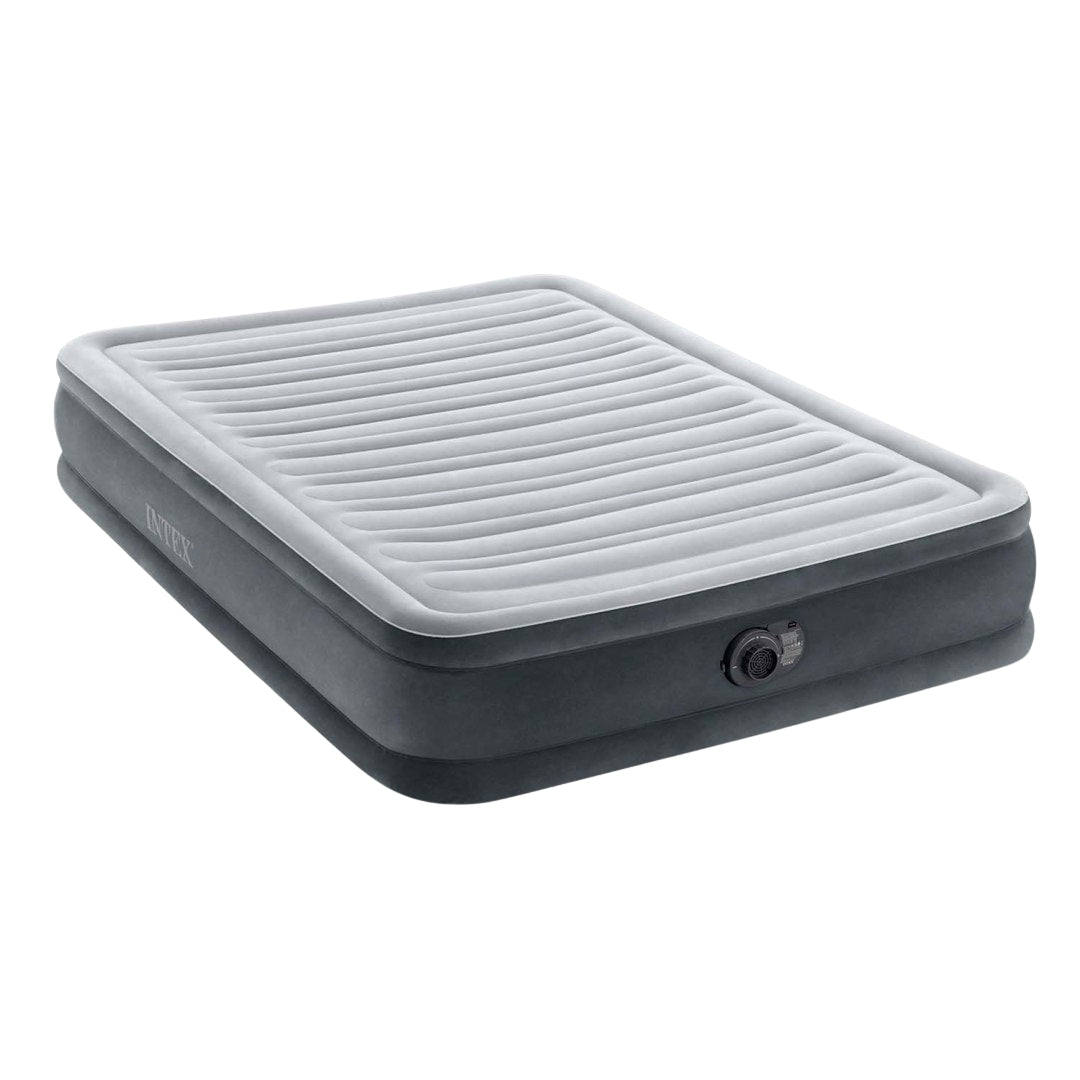 Double Bed Air Mattress with Built-In Pump, 191x137cm