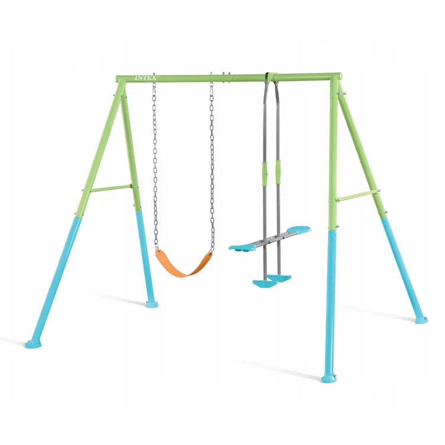 Double Garden Swing Playset for Kids Glider INTEX 44120