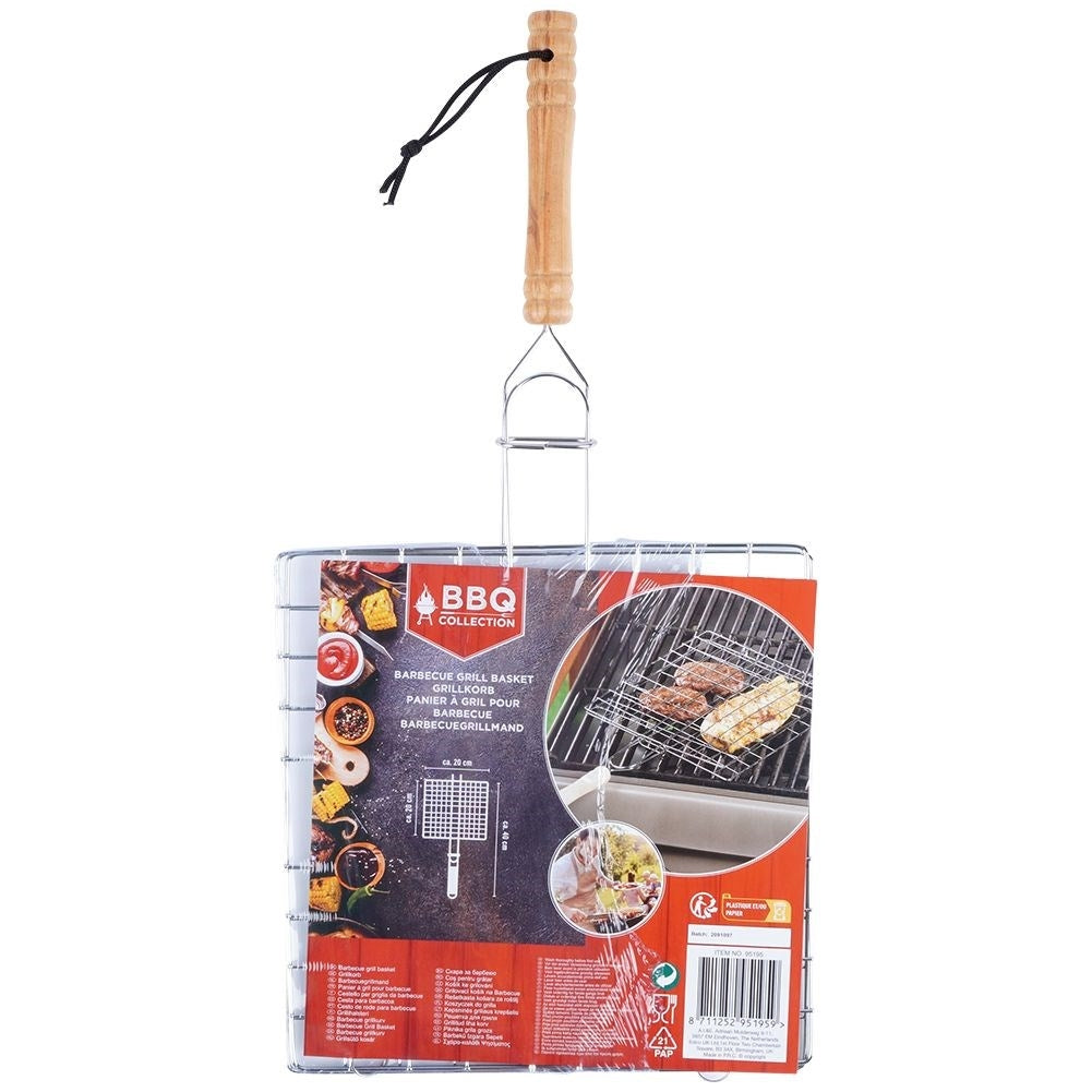 Double Grill: Easy Turn and Wooden Handle