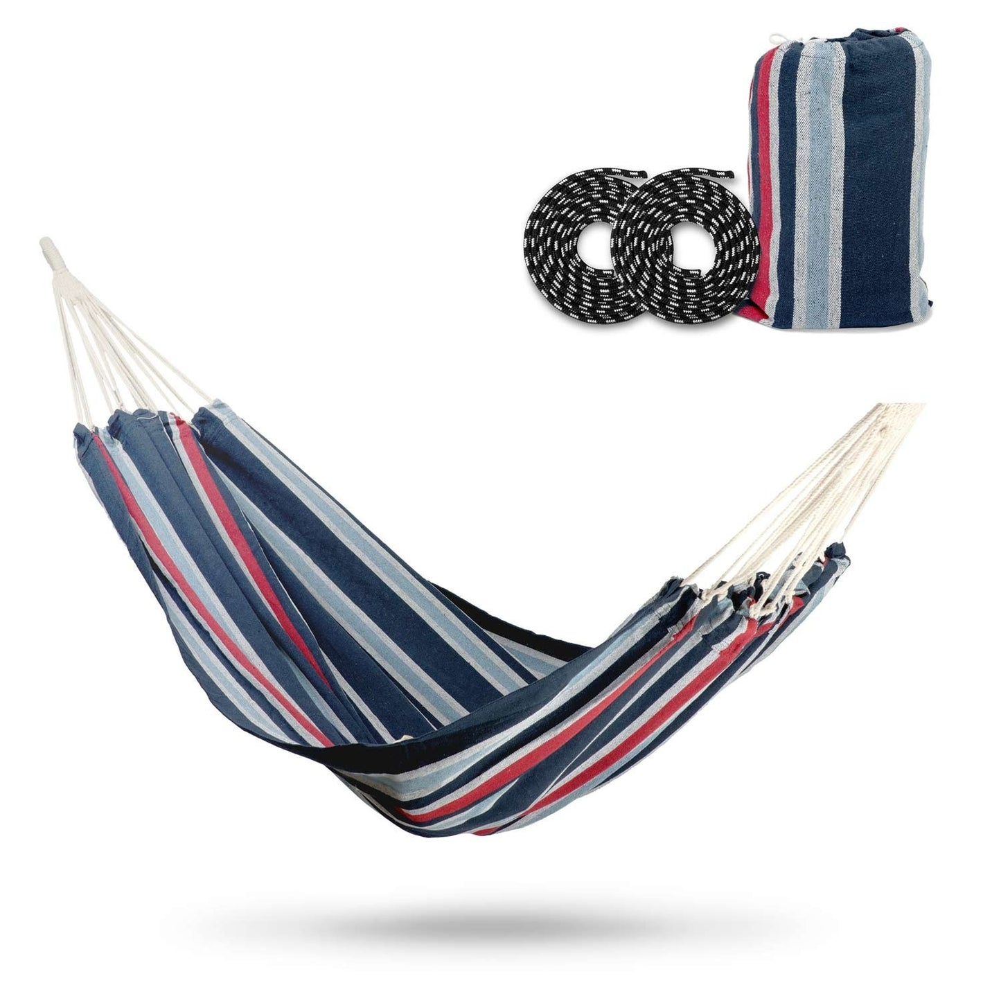 Double Hammock Malaga Blue-Red Sofotel