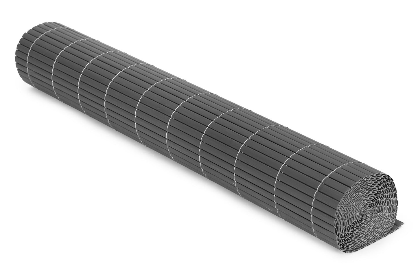 Double-Sided Bamboo Mat 100x500 cm for Balcony, Terrace, Fence Anthracite MultiGarden