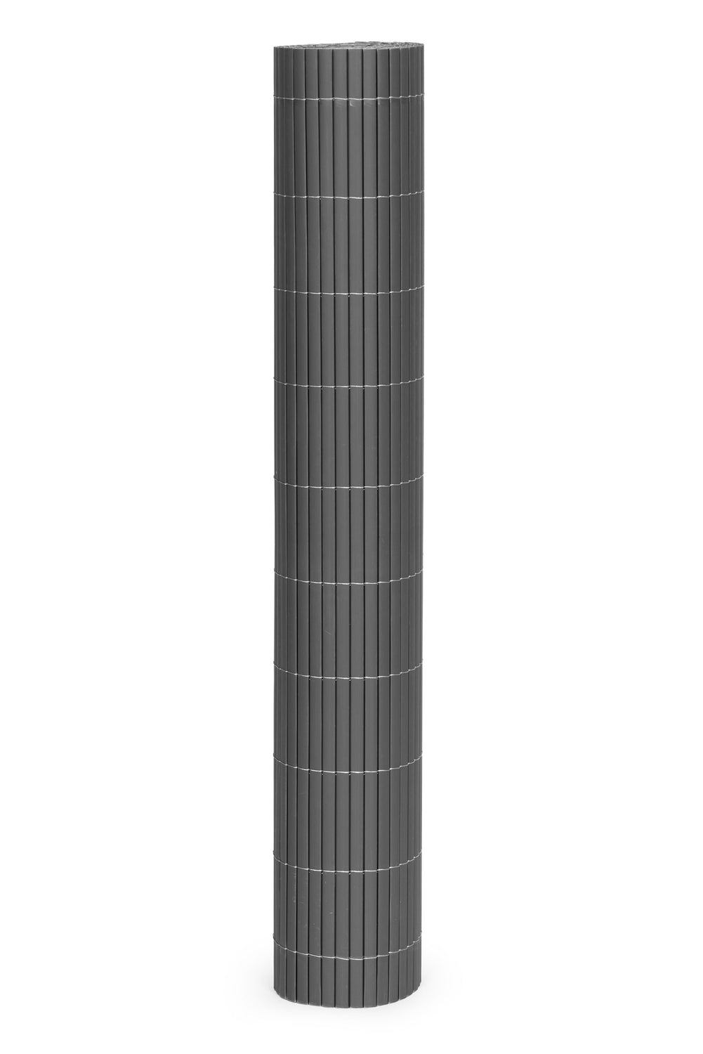 Double-Sided Bamboo Mat 100x500 cm for Balcony, Terrace, Fence Anthracite MultiGarden