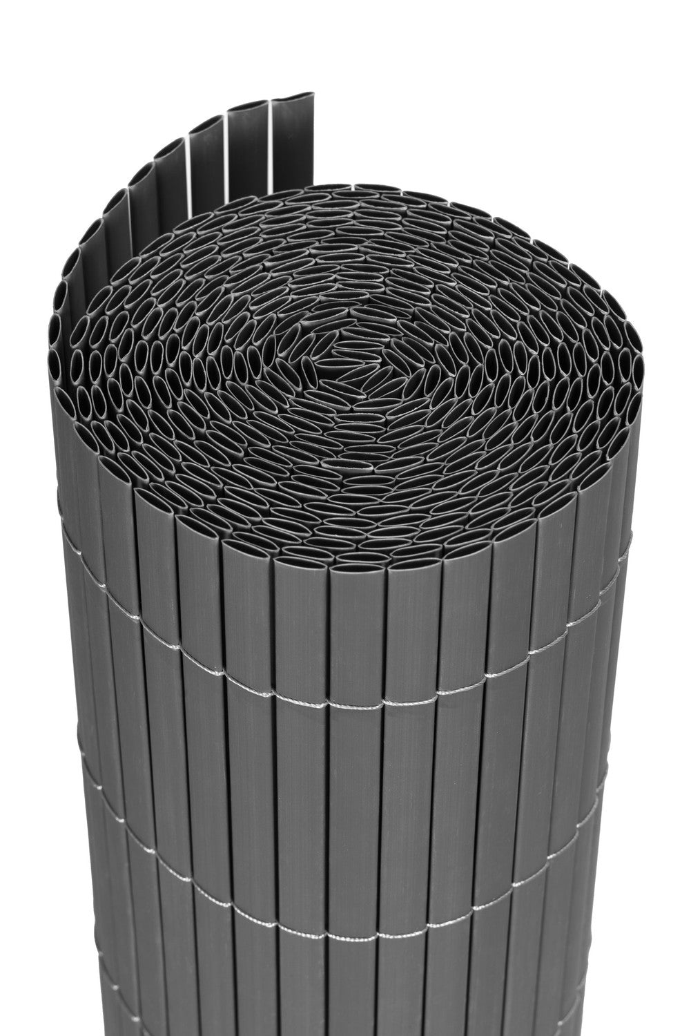 Double-Sided Bamboo Mat 150x300 cm for Balcony, Terrace, Fence Anthracite MultiGarden