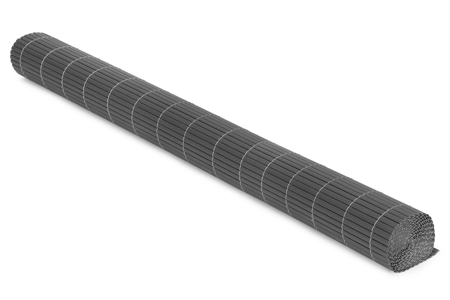 Double-Sided Bamboo Mat 150x300 cm for Balcony, Terrace, Fence Anthracite MultiGarden