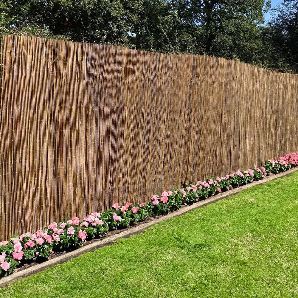 Double-Sided Bamboo Mat 150x300 cm for Balcony, Terrace, Fence Natural MultiGarden