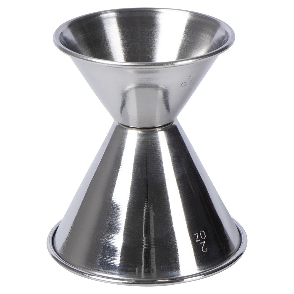 Double Sided Bar Measure: 30ml & 60ml Stainless Steel