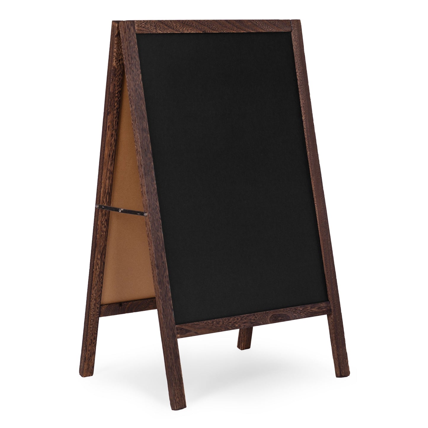 Double-Sided Chalkboard A-Board, 83x50 cm, Wooden Frame