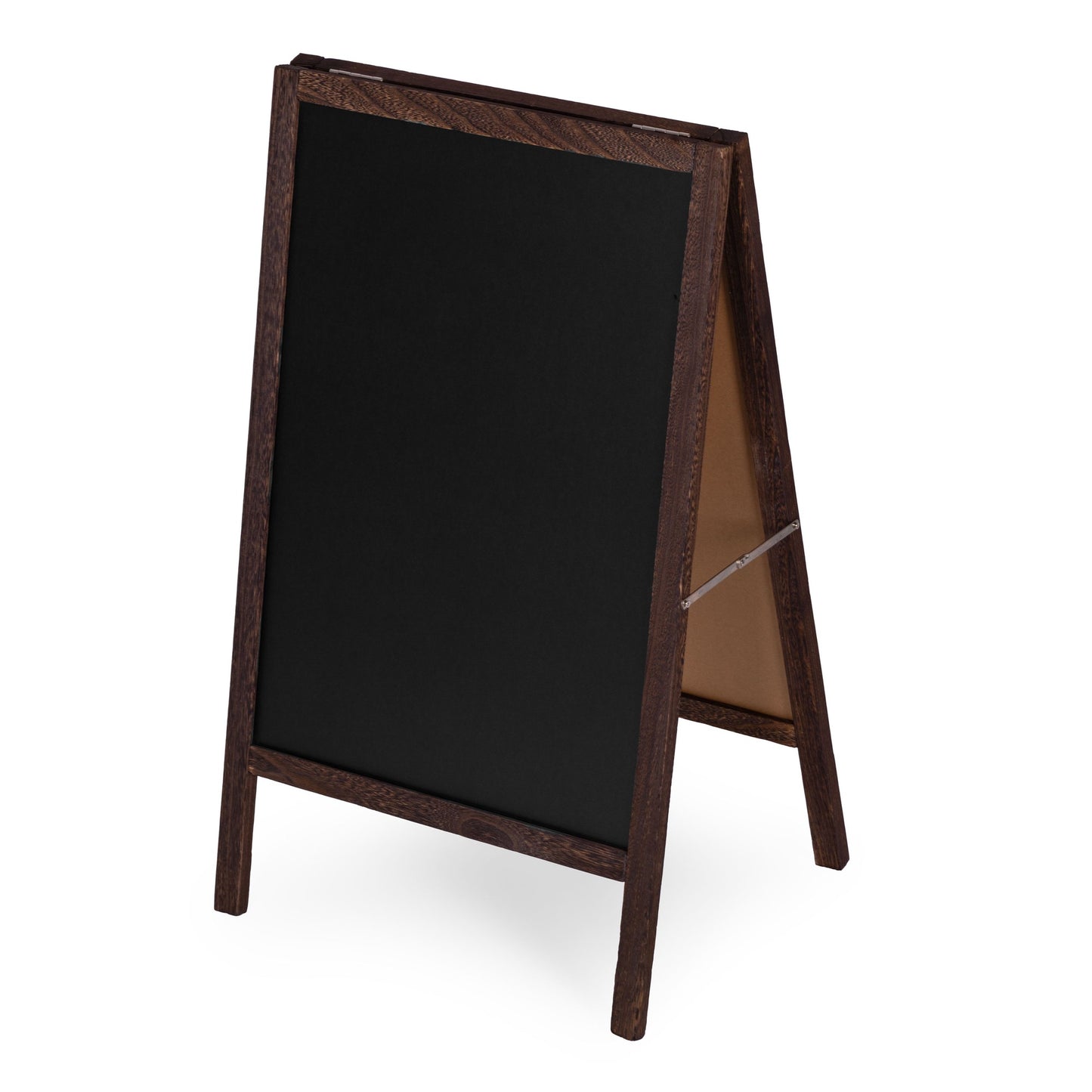Double-Sided Chalkboard A-Board, 83x50 cm, Wooden Frame