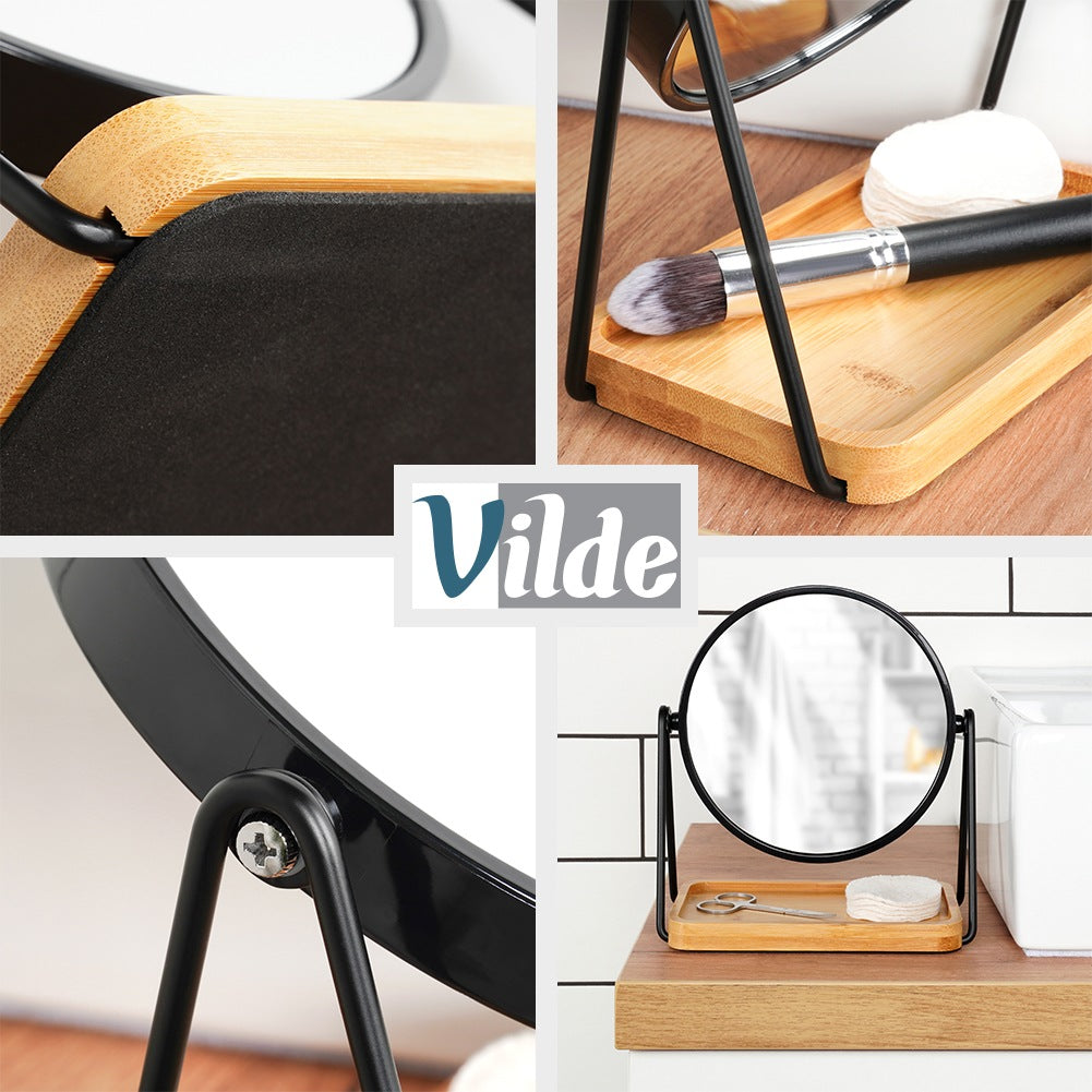Double-Sided Cosmetic Mirror, 18.5x10.5x20 cm