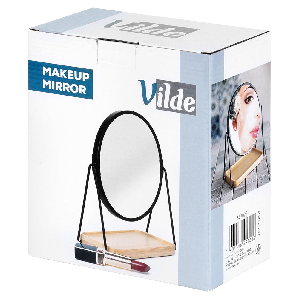 Double-Sided Cosmetic Mirror, 18.5x10.5x20 cm