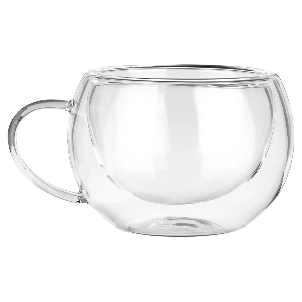 Double Walled Glasses for Coffee and Tea, 280 ml, Set of 2