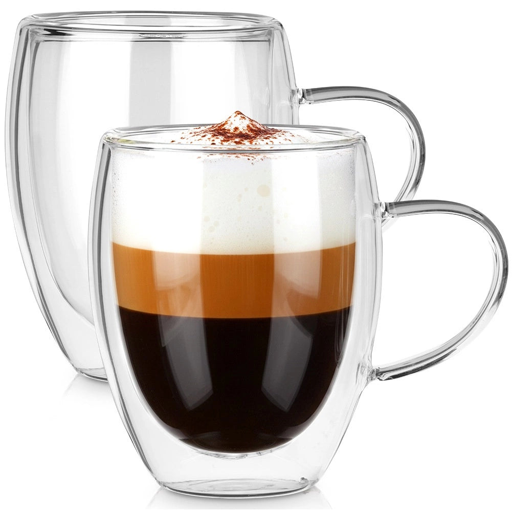Double-Walled Thermal Glasses, 320 ml, Set of 2