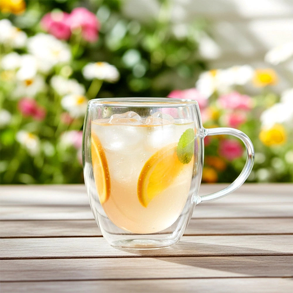 Double-Walled Thermal Glasses, 320 ml, Set of 2