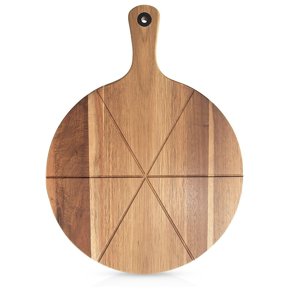 Double-acting Wooden Cutting Board for Serving and Cutting