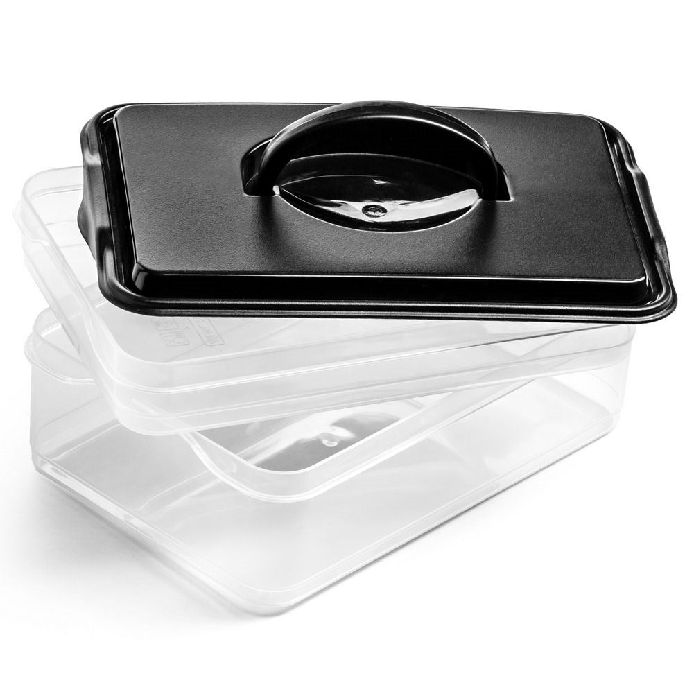 Double-decker Lunch Box - For Meat, Cheese, Vegetables