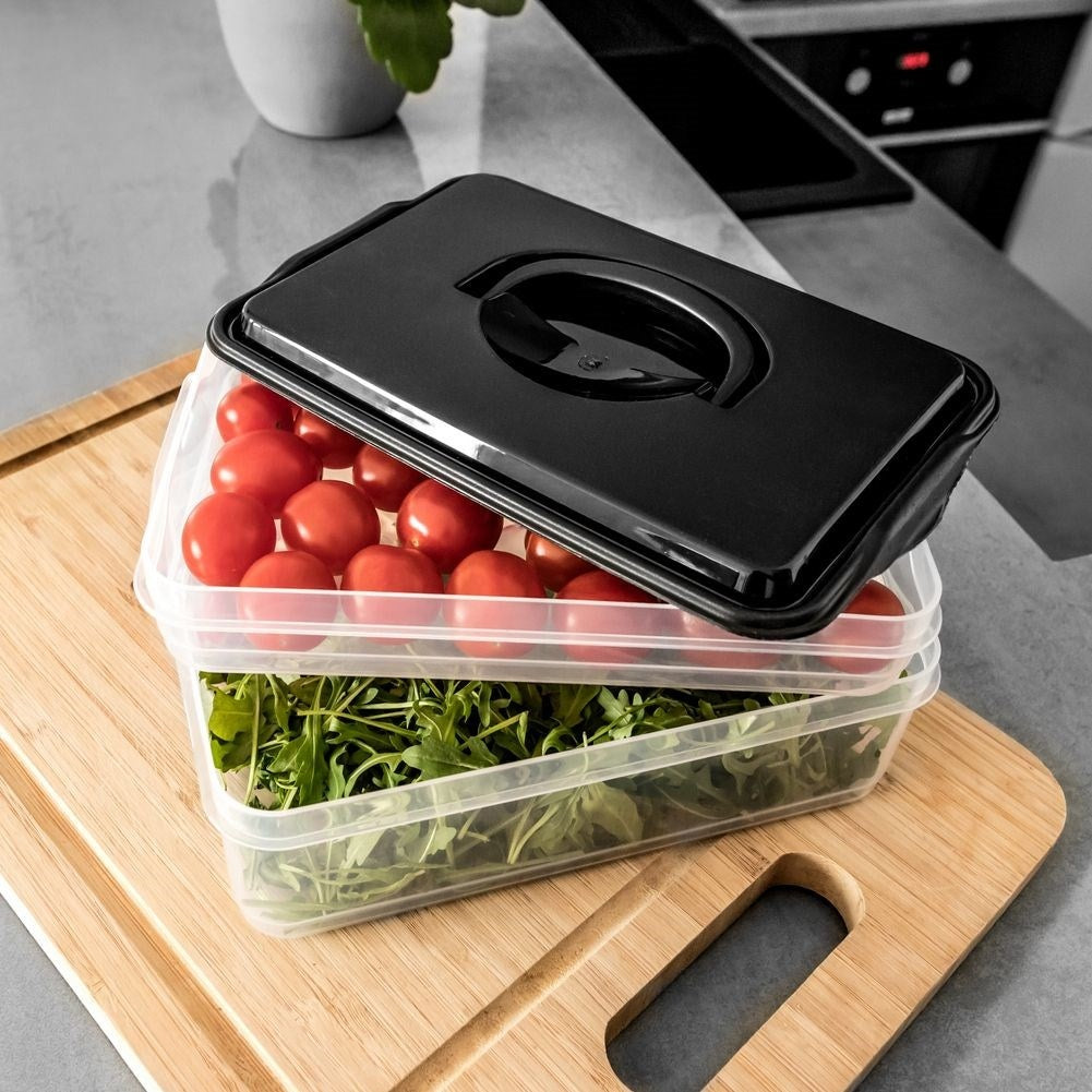 Double-decker Lunch Box - For Meat, Cheese, Vegetables