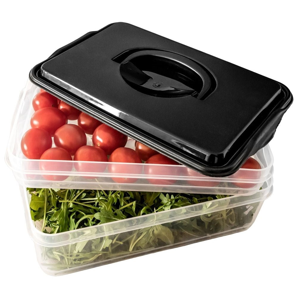 Double-decker Lunch Box - For Meat, Cheese, Vegetables