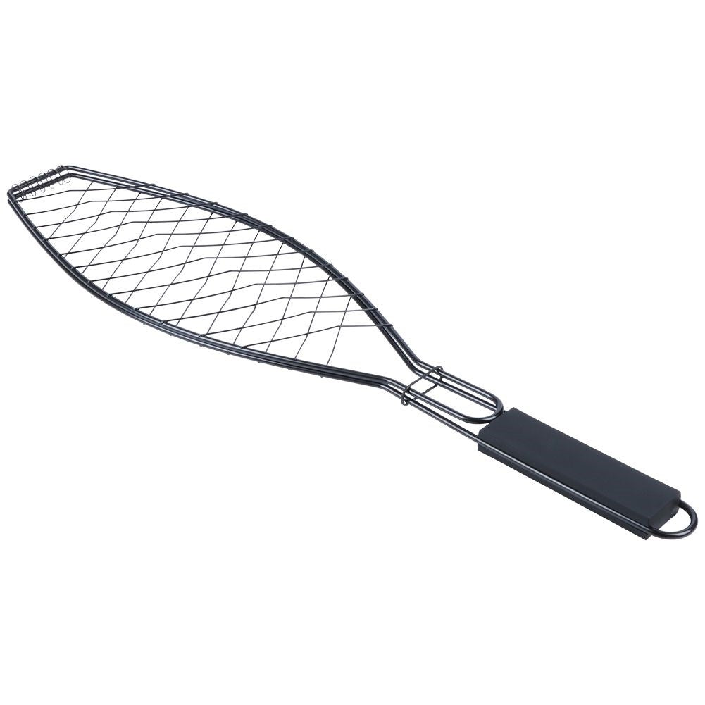 Double grill with non-stick for perfect fish grilling