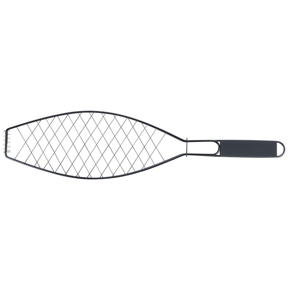 Double grill with non-stick for perfect fish grilling