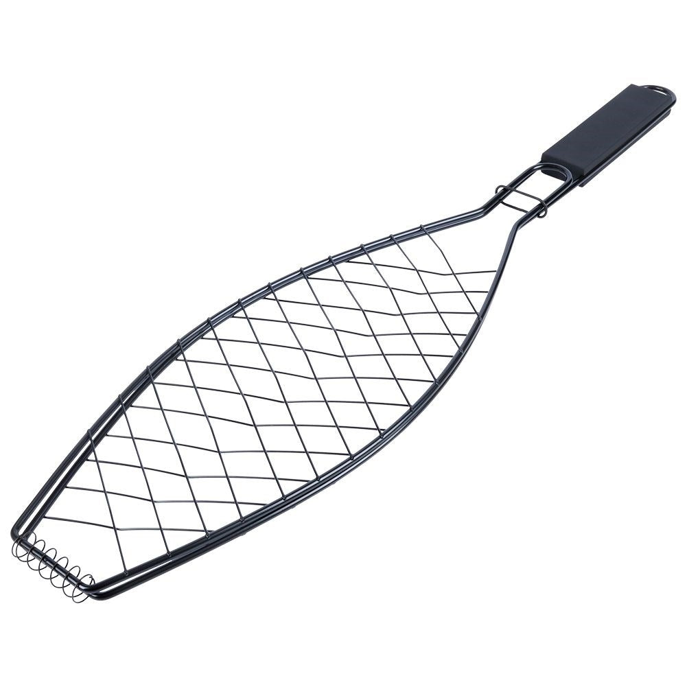 Double grill with non-stick for perfect fish grilling
