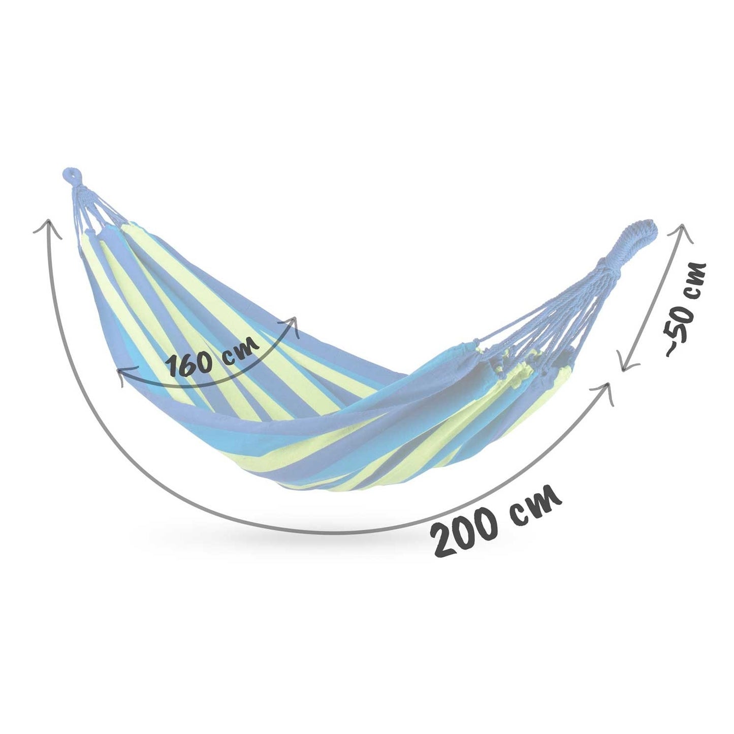 Double hammock Malaga, blue-green - Sofotel