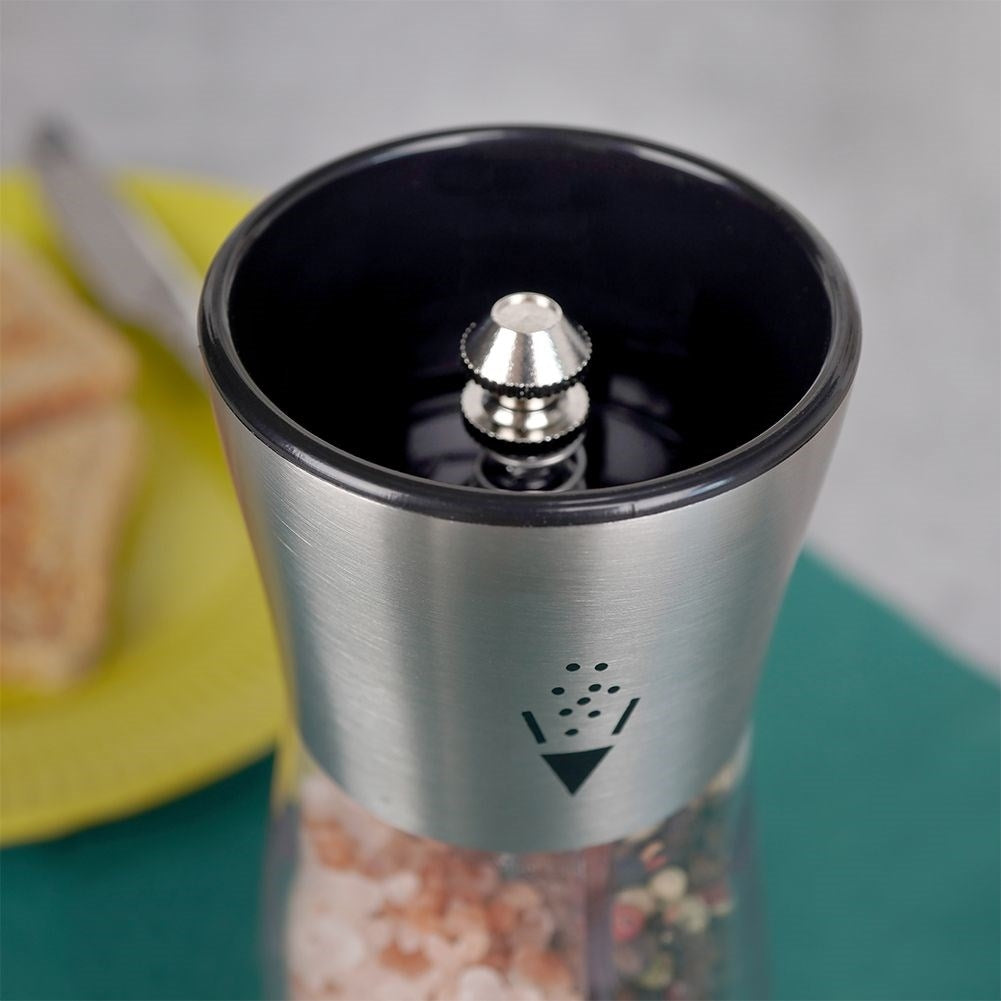 Double hand grinder for salt/pepper - Adjustable and elegant