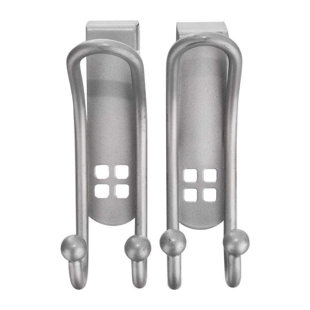 Double hooks in stainless steel for doors and cabinets