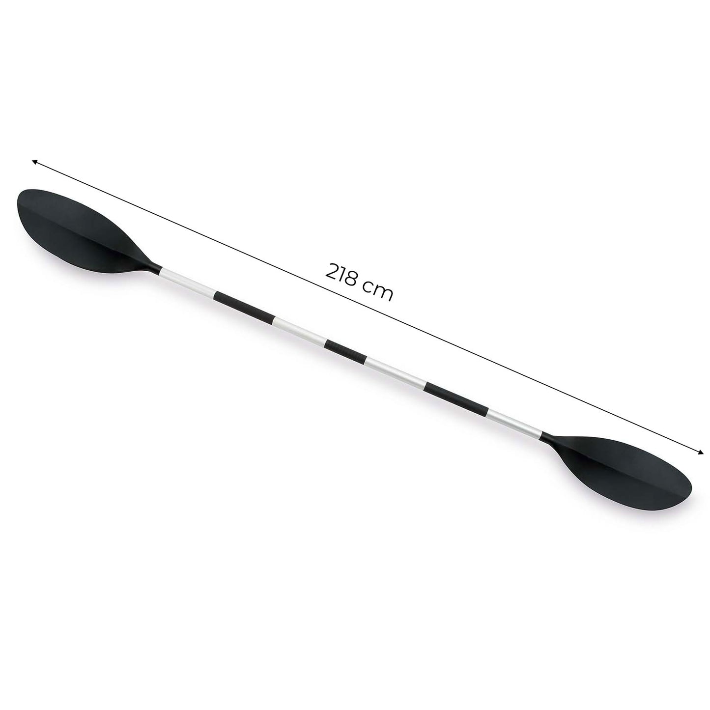 Double-leaf kayak paddle aluminum 218 cm INTEX