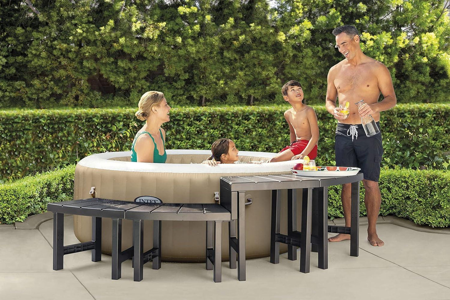 Double low jacuzzi bench SPA INTEX 28514
