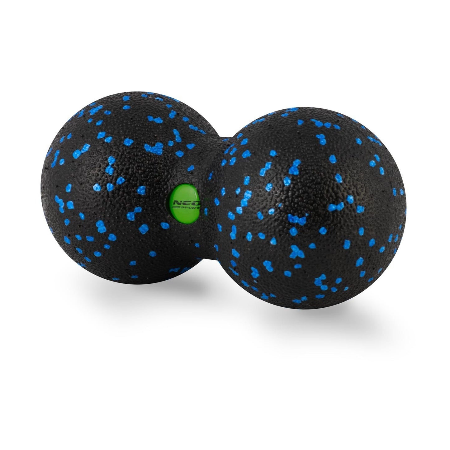 Double massage and fitness ball NS-966 black/blue