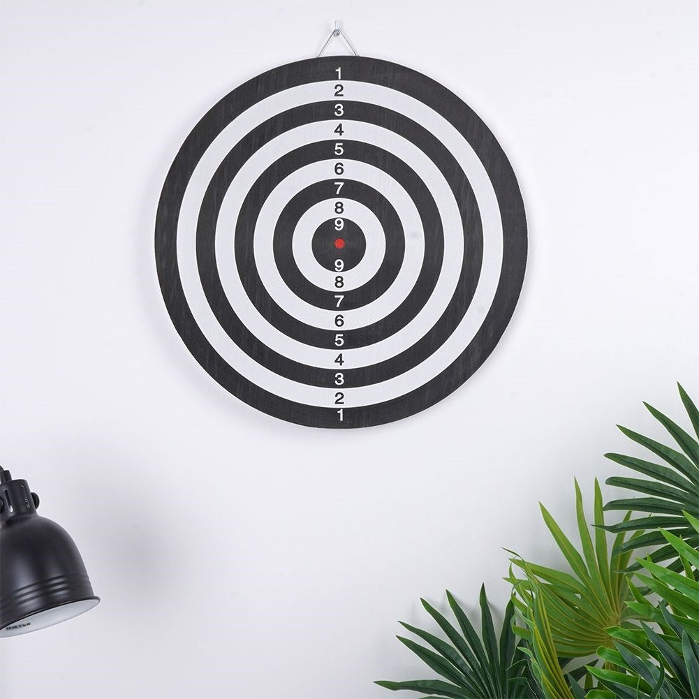 Double-sided Dartboard with Darts, 42 cm in Diameter