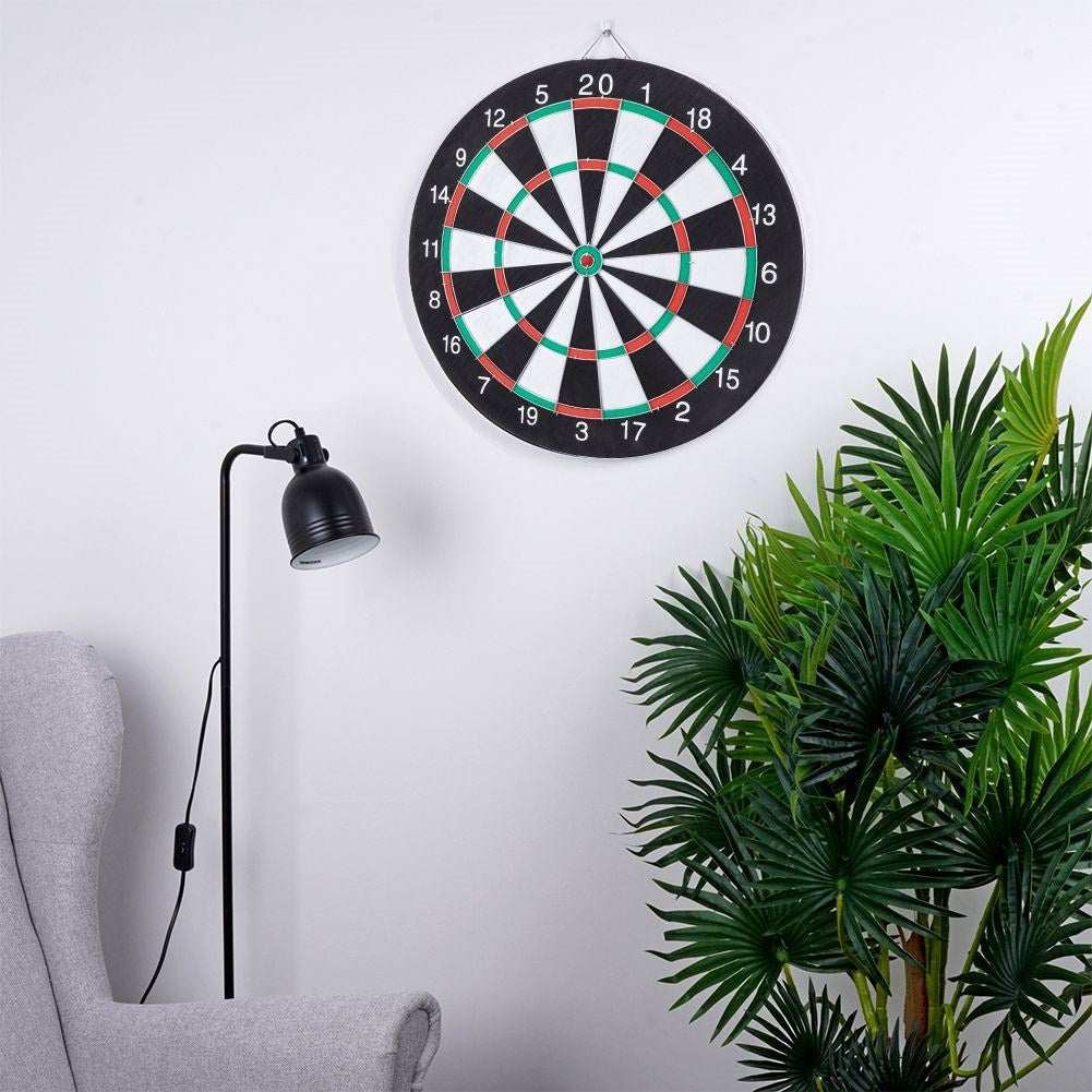 Double-sided Dartboard with Darts, 42 cm in Diameter