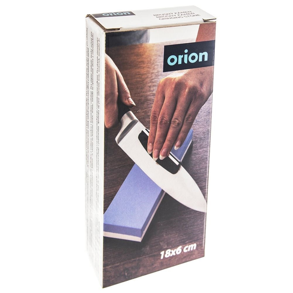 Double-sided whetstone with guide for knives and tools