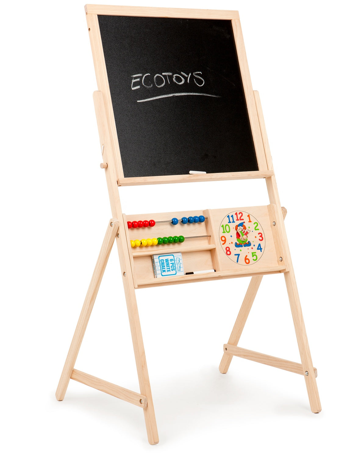 Double-sided wooden educational board ECOTOYS
