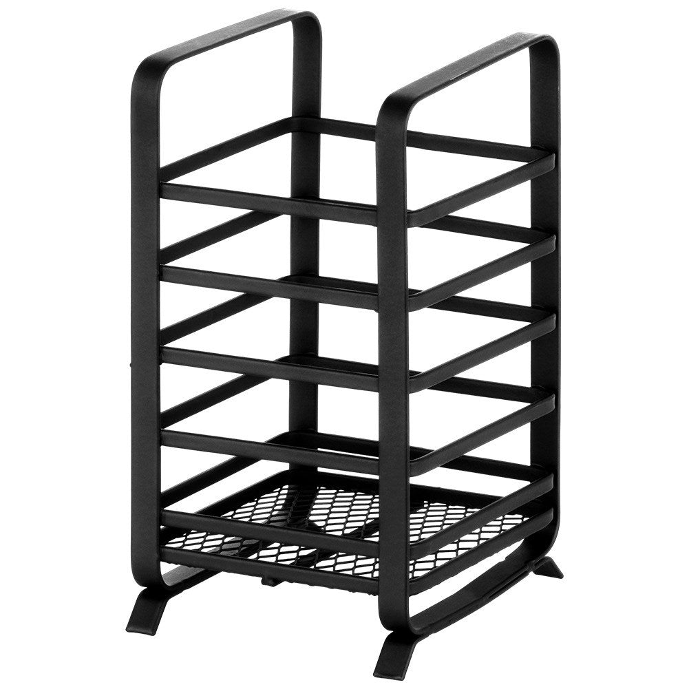 Drainer cutlery stand metal black MISTY 17.5 cm
