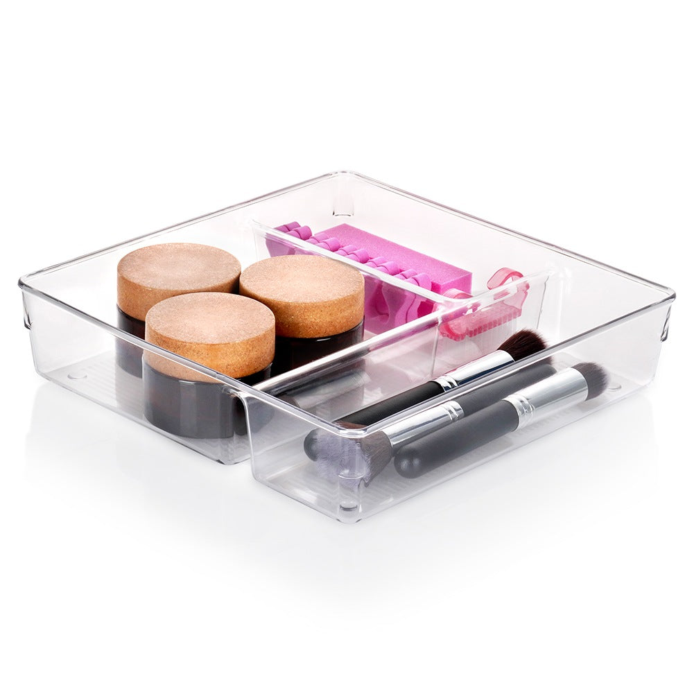 Drawer organizer with compartments 23x23x5.5 cm