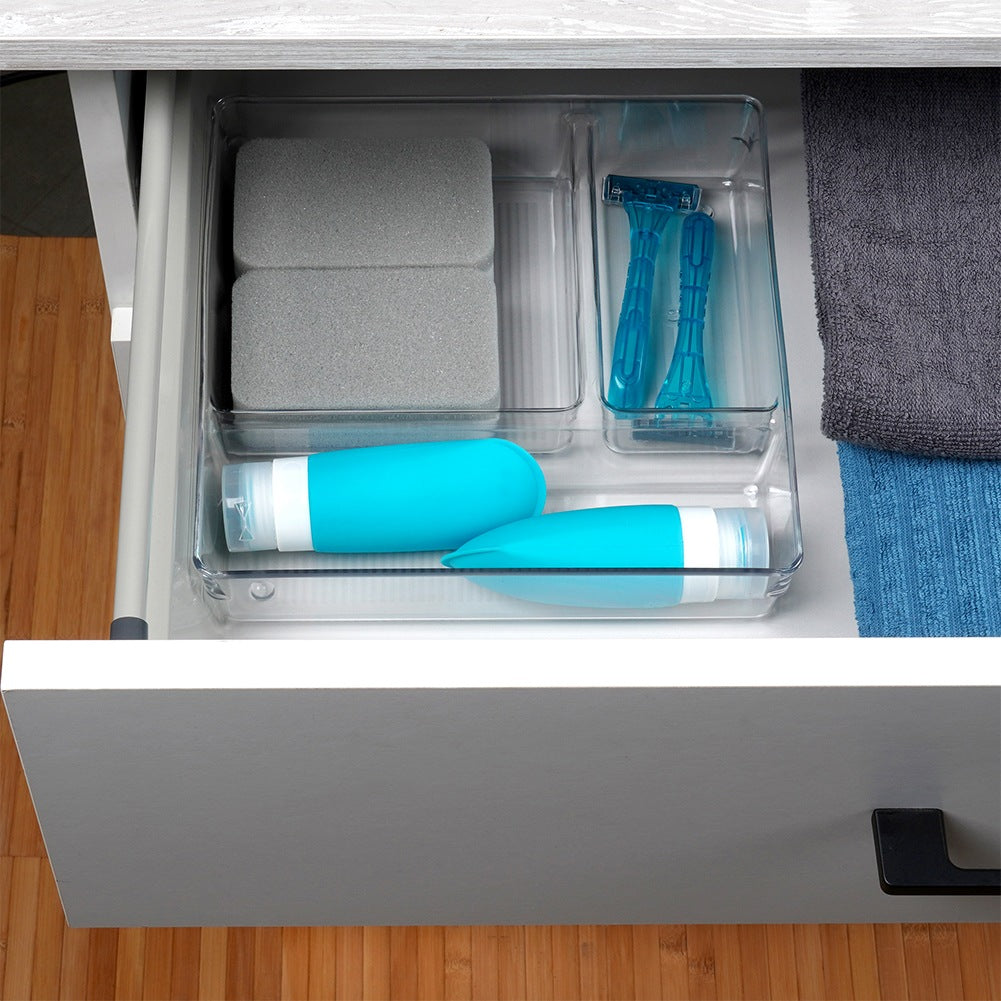 Drawer organizer with compartments 23x23x5.5 cm