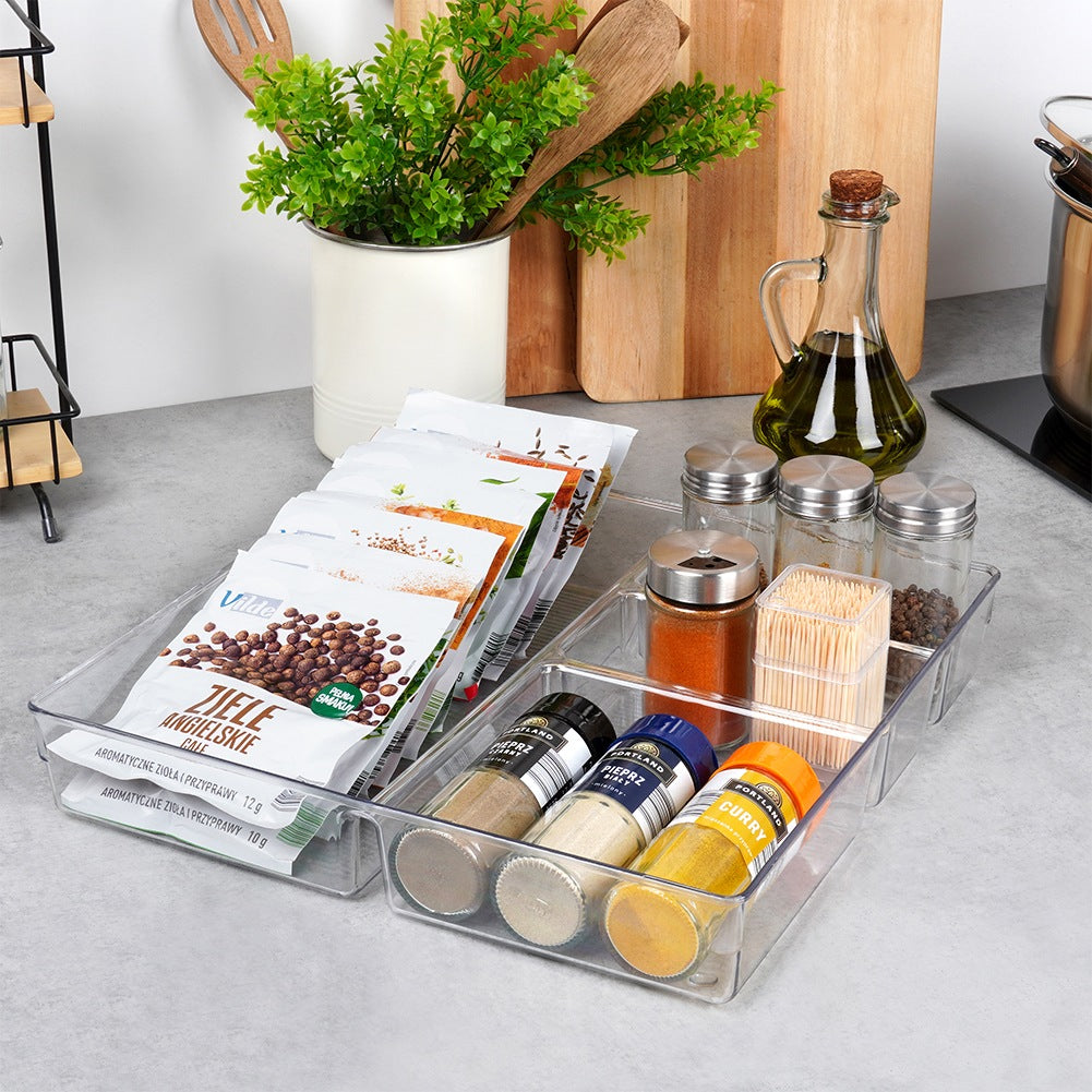 Drawer organizer with compartments 31x31x5.5 cm