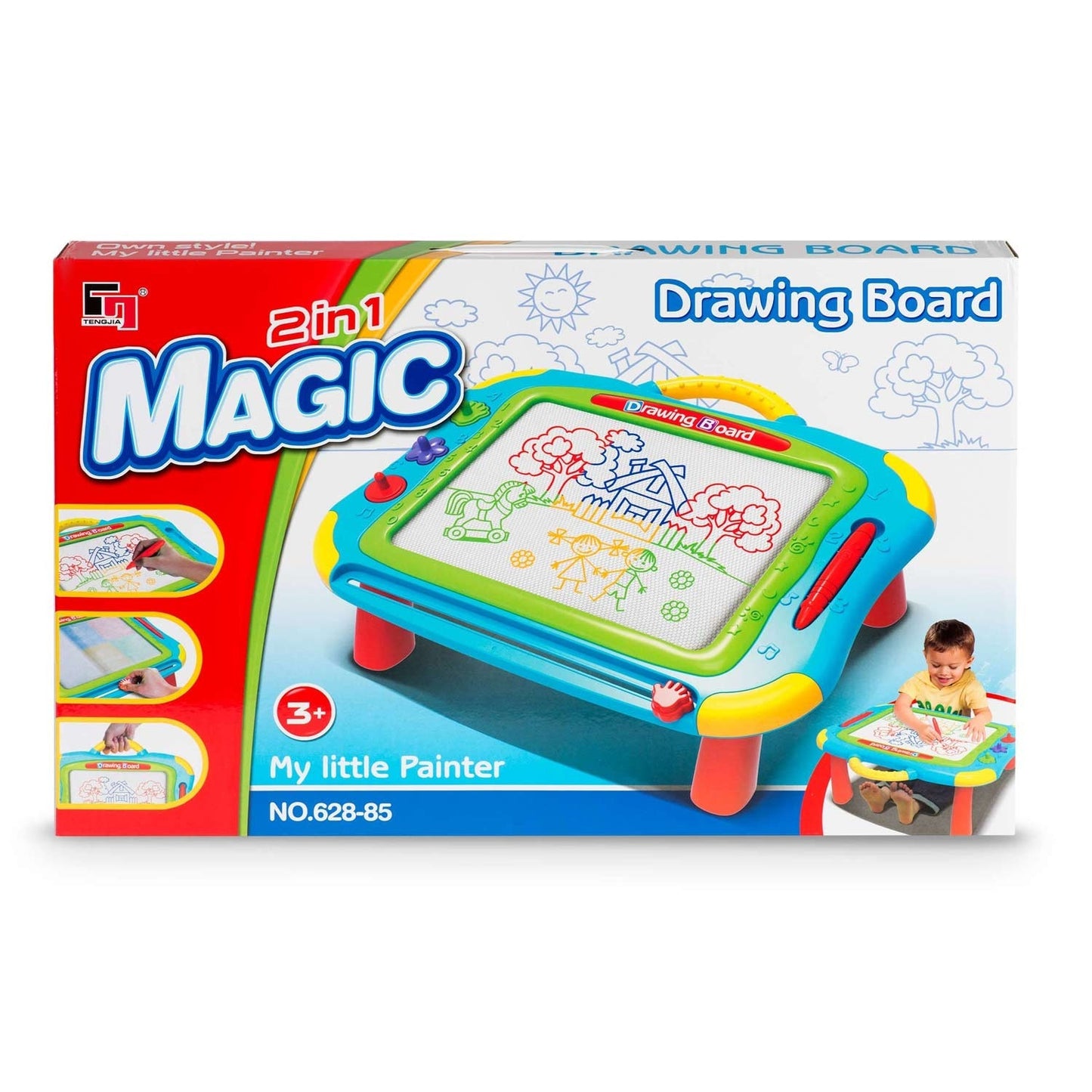 Drawing and desk for children Ricokids - blue