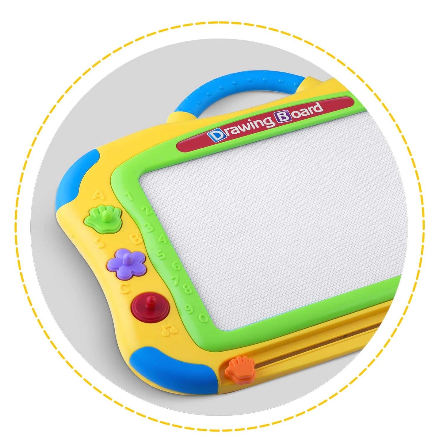Drawing pad for children Ricokids - Yellow