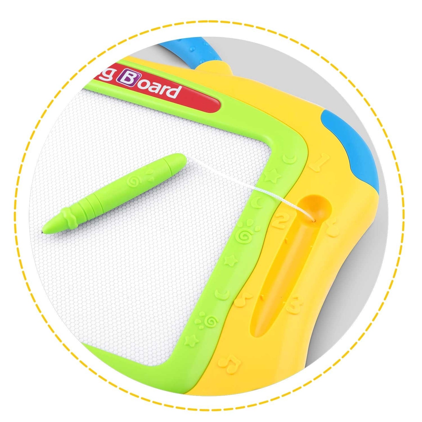 Drawing pad for children Ricokids - Yellow