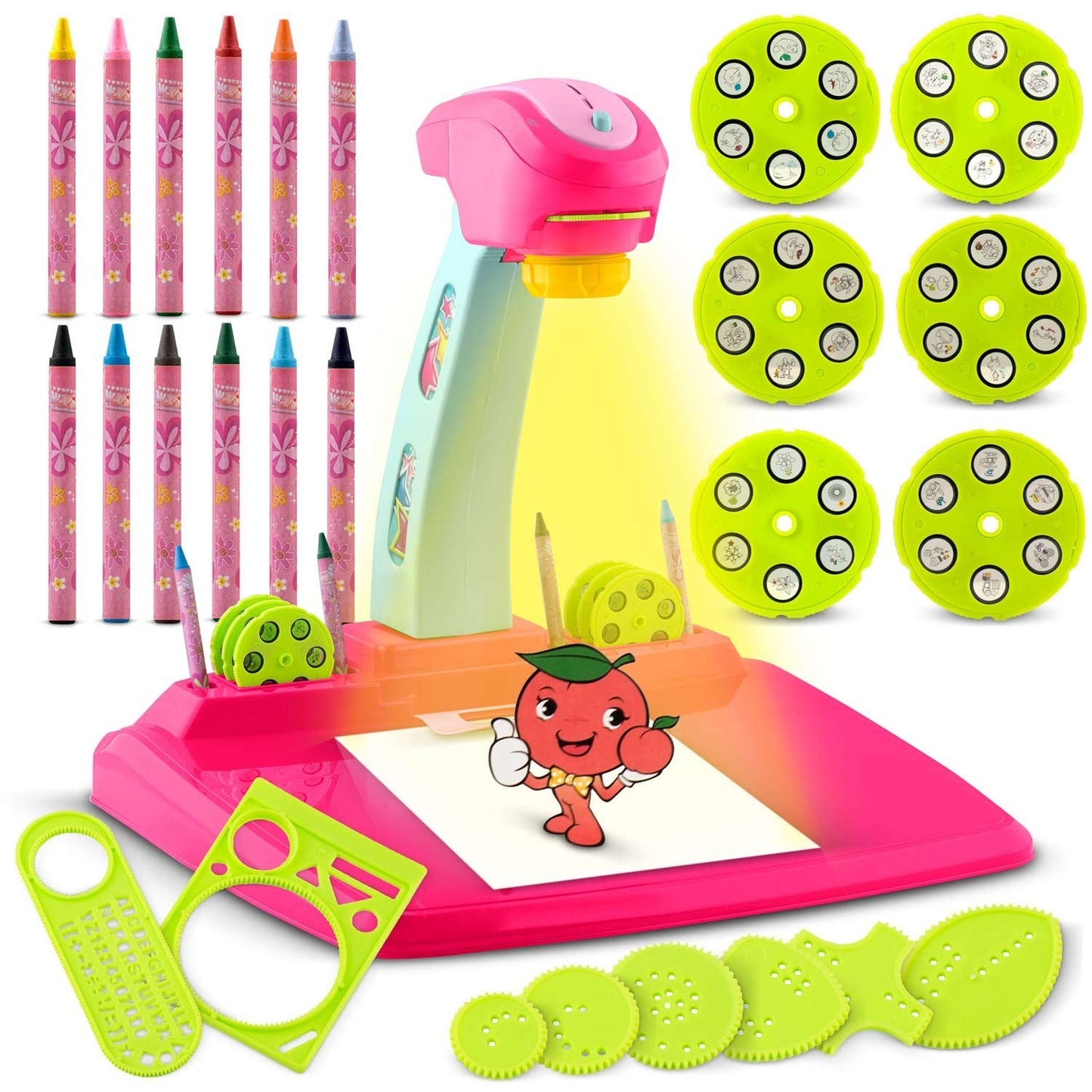 Drawing projector for children Ricokids 772000 - Pink