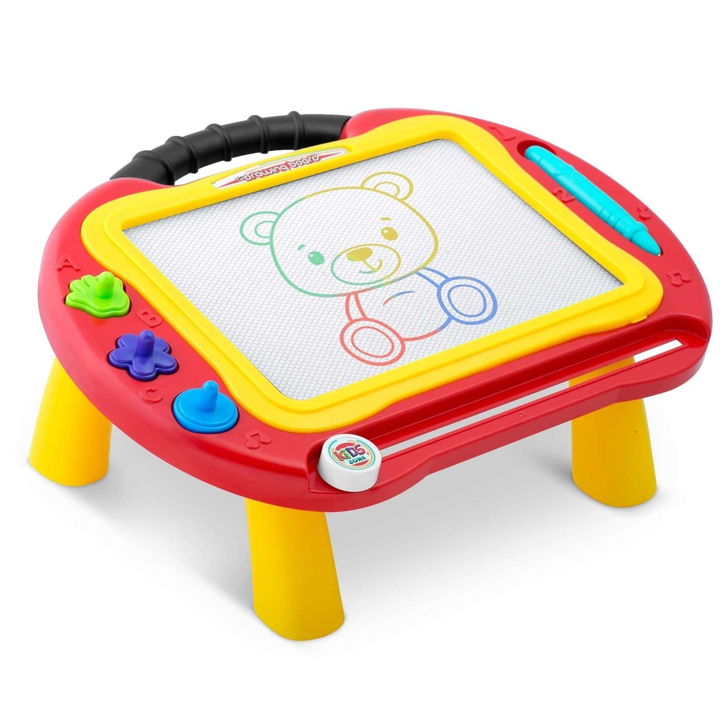 Drawing table with blackboard for children - Ricokids (red)