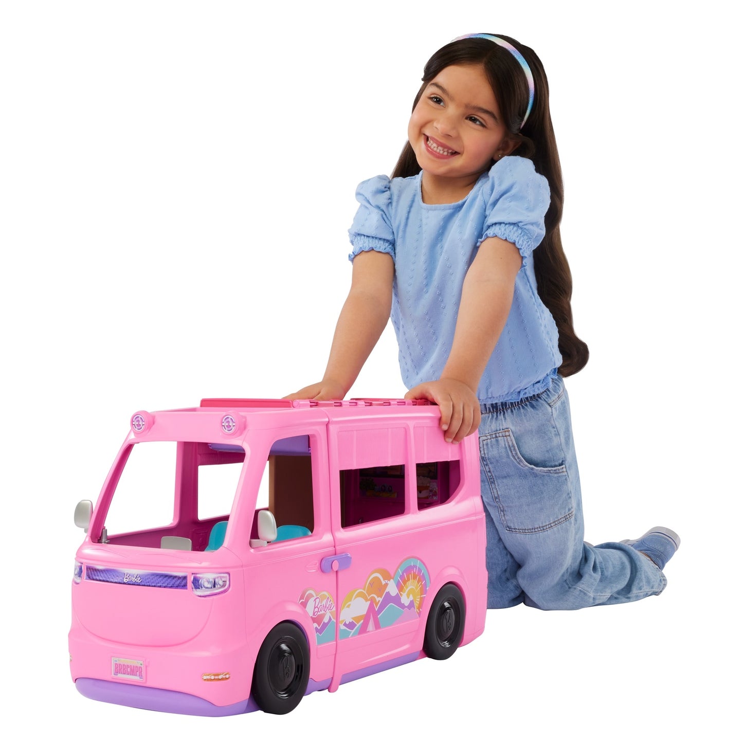 Barbie Dream Camper with 7 Play Areas & 60+ Accessories