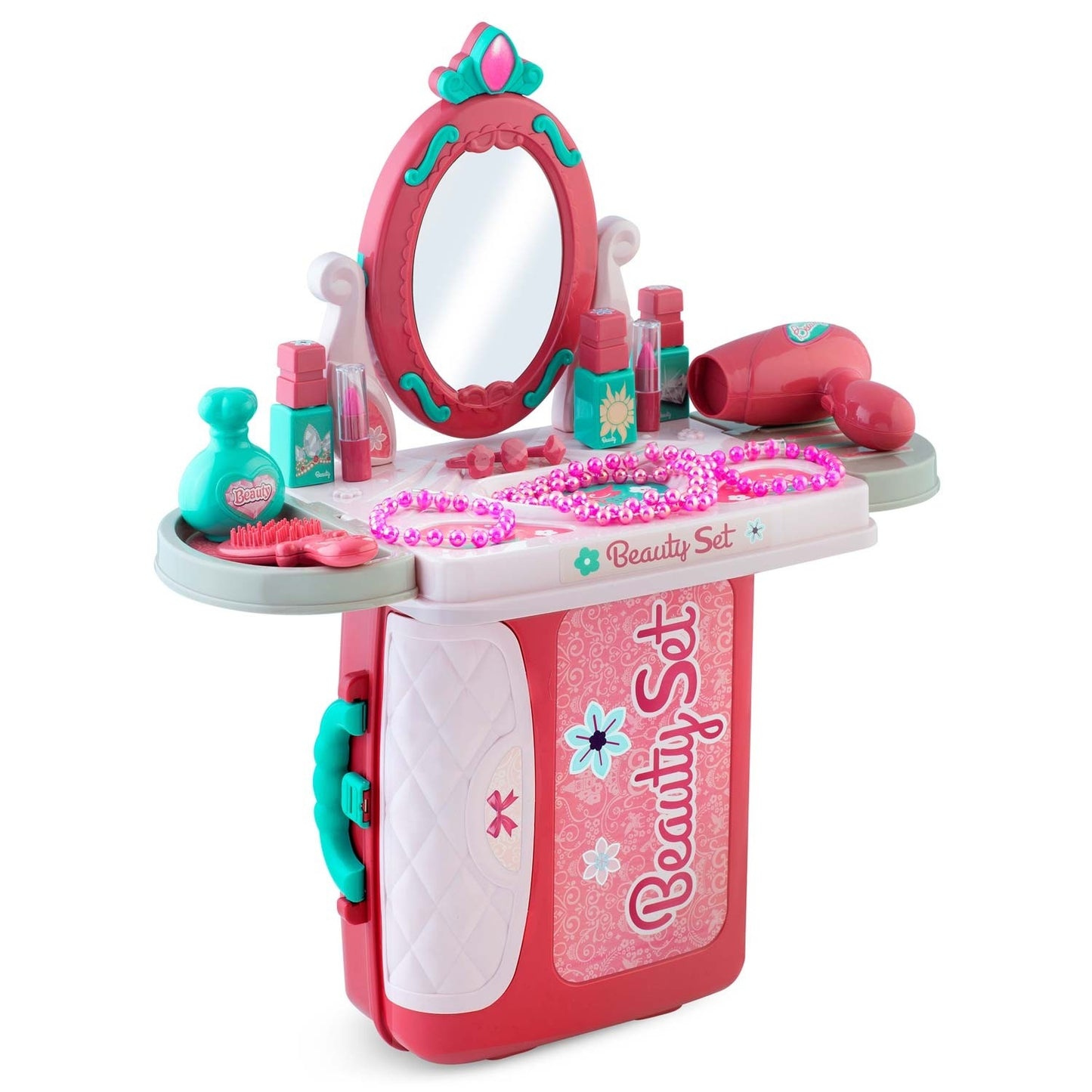 Dressing table and make-up bag for girls with mirror, Ricokids 773300