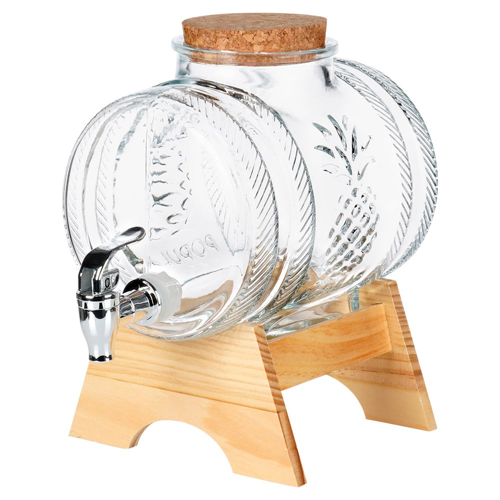 Drinking jar with tap and stand 3 l