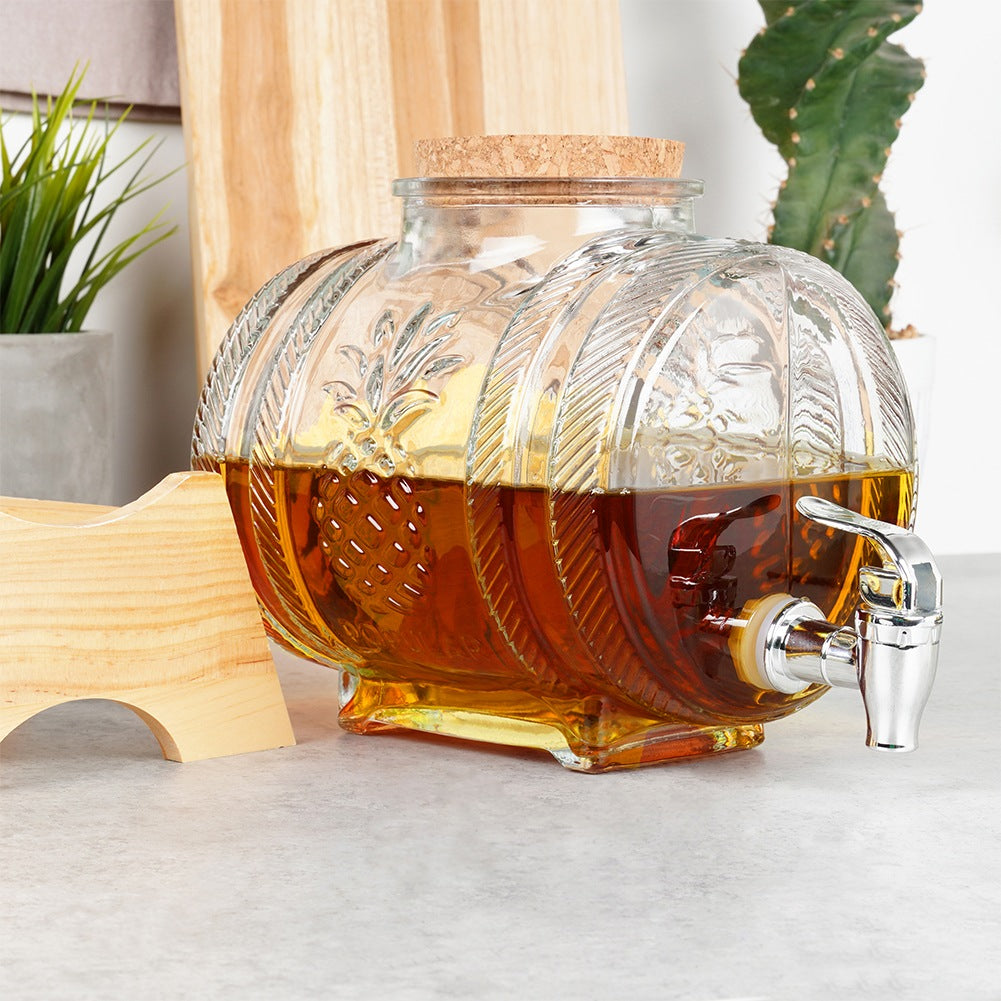 Drinking jar with tap and stand 3 l