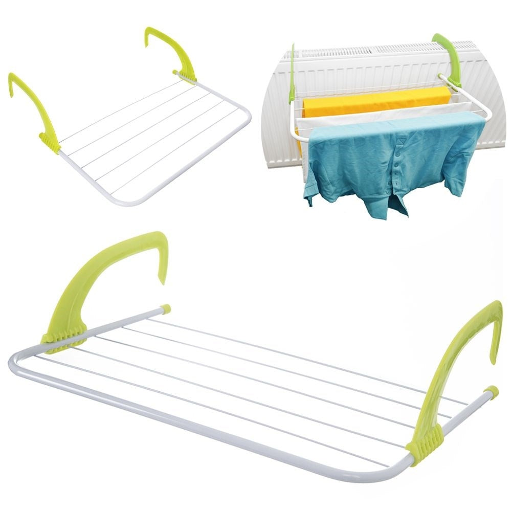 Drying rack for clothes mounted on elements