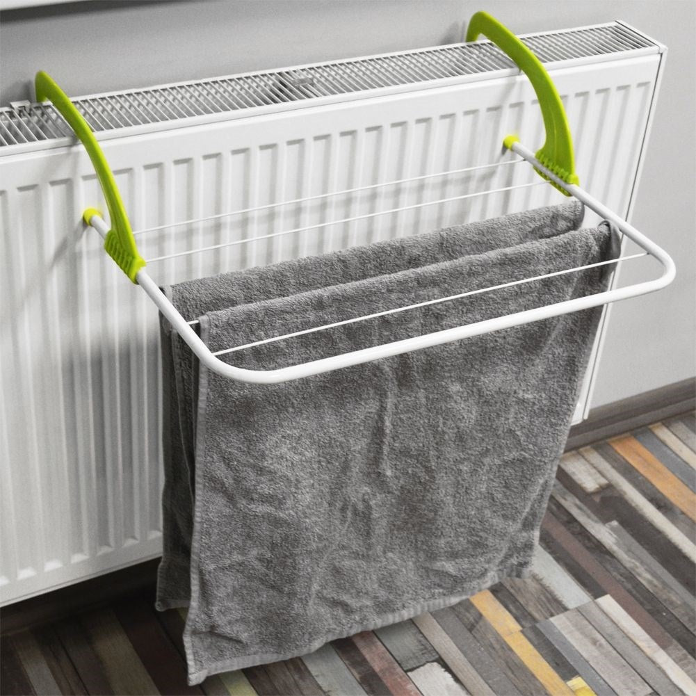 Drying rack for clothes mounted on elements