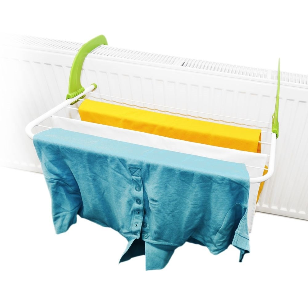 Drying rack for clothes mounted on elements